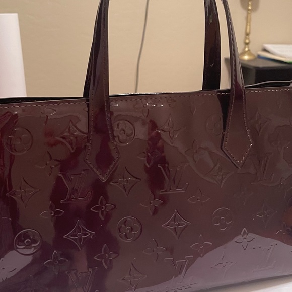 Authentic Louis Vuitton Vernis Leather Handbag Wilshire - Picture 2 of 16